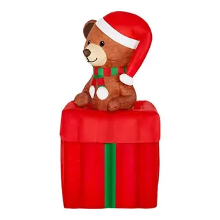 4.5 ft Animated LED Teddy Bear in Gift Box