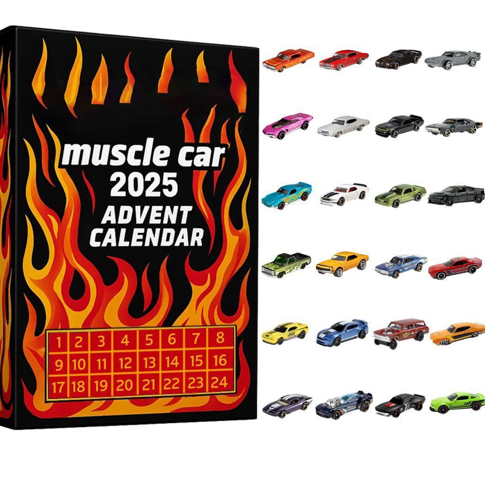 Muscle Toy Car Advent Calendar 2025