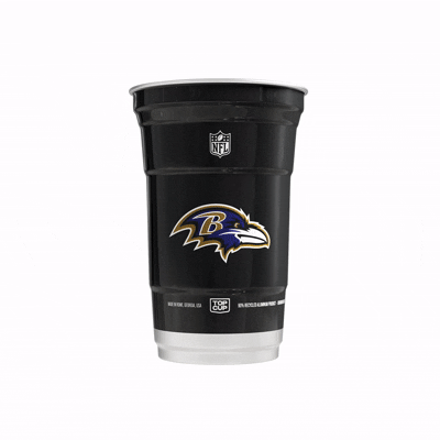 Top Cup Baltimore Ravens NFL Aluminum Cup