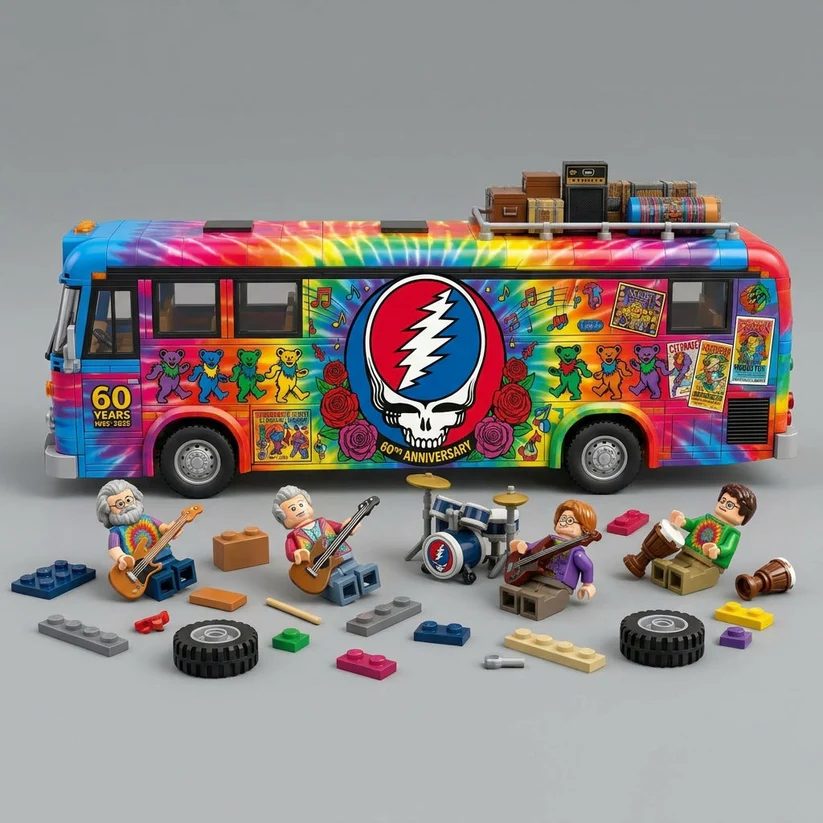 Grateful Dead 60th Anniversary Collector Building Set